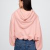 Kurzer Bubble-Hoodie aus schwerem French Terry Kurzer Bubble-Hoodie aus schwerem French Terry