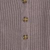 Kurzer Cardigan-Pullover mit Kragen aus 100 % Baumwolle Kurzer Cardigan-Pullover mit Kragen aus 100 % Baumwolle