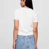 Kurzer Pullover aus 100 % Baumwolle mit Zopfmuster