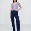 Kurzer Rippen-Cardigan