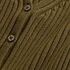 Kurzer Rippen-Cardigan