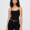 Kurzes Camisole aus engem Strick Kurzes Camisole aus engem Strick