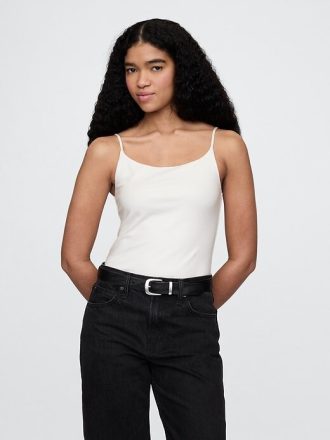 Kurzes Camisole aus engem Strick