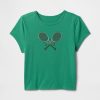 Kurzes Grafik-T-Shirt Kurzes Grafik-T-Shirt