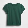 Kurzes Logo-T-Shirt aus Baumwolljersey Kurzes Logo-T-Shirt aus Baumwolljersey