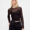Kurzes Mesh-T-Shirt Kurzes Mesh-T-Shirt