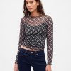 Kurzes Mesh-T-Shirt Kurzes Mesh-T-Shirt