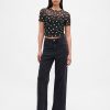 Kurzes Mesh-T-Shirt Kurzes Mesh-T-Shirt