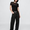 Kurzes Mesh-T-Shirt Kurzes Mesh-T-Shirt