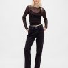 Kurzes Mesh-T-Shirt Kurzes Mesh-T-Shirt
