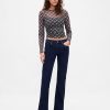 Kurzes Mesh-T-Shirt Kurzes Mesh-T-Shirt