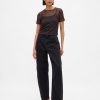 Kurzes Mesh-T-Shirt Kurzes Mesh-T-Shirt