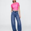 Kurzes Mesh-T-Shirt Kurzes Mesh-T-Shirt