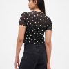 Kurzes Mesh-T-Shirt Kurzes Mesh-T-Shirt