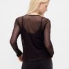 Kurzes Mesh-T-Shirt Kurzes Mesh-T-Shirt