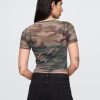 Kurzes Mesh-T-Shirt Kurzes Mesh-T-Shirt