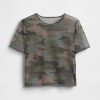 Kurzes Mesh-T-Shirt Kurzes Mesh-T-Shirt