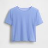 Kurzes Mesh-T-Shirt Kurzes Mesh-T-Shirt