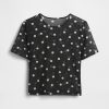 Kurzes Mesh-T-Shirt Kurzes Mesh-T-Shirt