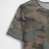 Kurzes Mesh-T-Shirt Kurzes Mesh-T-Shirt