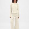 Kurzes Pyjama-Oberteil mit Waffelmuster Kurzes Pyjama-Oberteil mit Waffelmuster