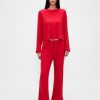 Kurzes Pyjama-Oberteil mit Waffelmuster Kurzes Pyjama-Oberteil mit Waffelmuster