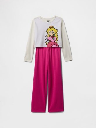 Kurzes Pyjama-Set mit Prinzessin Peach für Kinder