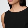 Kurzes Shell-Tanktop aus Leinenmischung Kurzes Shell-Tanktop aus Leinenmischung