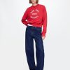 Kurzes Sweatshirt aus schwerem French Terry Kurzes Sweatshirt aus schwerem French Terry