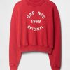 Kurzes Sweatshirt aus schwerem French Terry Kurzes Sweatshirt aus schwerem French Terry