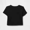 Kurzes T-Shirt aus Baumwolljersey Kurzes T-Shirt aus Baumwolljersey
