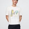 Kurzes T-Shirt mit Gap-Logo Kurzes T-Shirt mit Gap-Logo