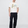 Kurzes T-Shirt mit Gap-Logo Kurzes T-Shirt mit Gap-Logo