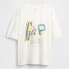 Kurzes T-Shirt mit Gap-Logo Kurzes T-Shirt mit Gap-Logo