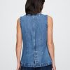 Lange Jeansweste