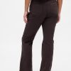 Lange und schmale Twill-Hose mit niedriger Leibhöhe Lange und schmale Twill-Hose mit niedriger Leibhöhe