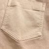Lange und schmale Twill-Hose mit niedriger Leibhöhe Lange und schmale Twill-Hose mit niedriger Leibhöhe