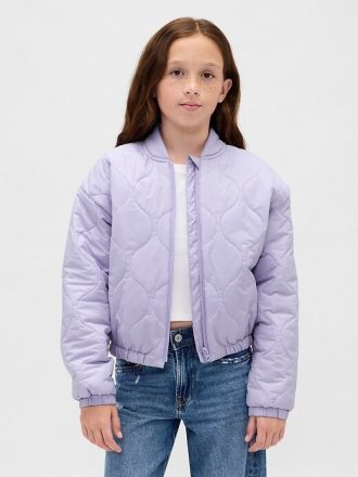 Leichte, recycelte Steppjacke für Kinder