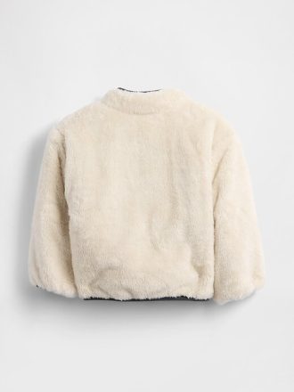 Leichte Sherpa-Wendejacke für Babys und Kleinkinder