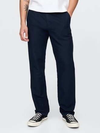 Leinen-Baumwoll-Khakis