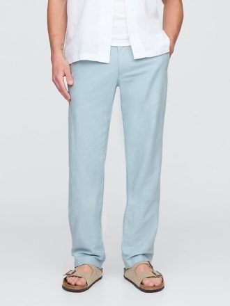 Leinen-Baumwoll-Khakis