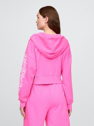 Lilo & Stitch – Vintage-Soft-Kapuzenpullover für Erwachsene mit Reißverschluss