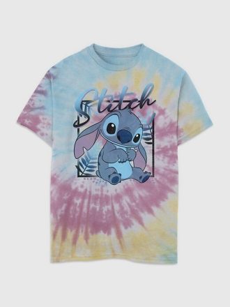 Lilo und Stitch Tie Dye Grafik-T-Shirt für Kinder