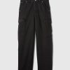 Lockere Cargojeans im Stil der 90er mit mittelhohem Bund Lockere Cargojeans im Stil der 90er mit mittelhohem Bund