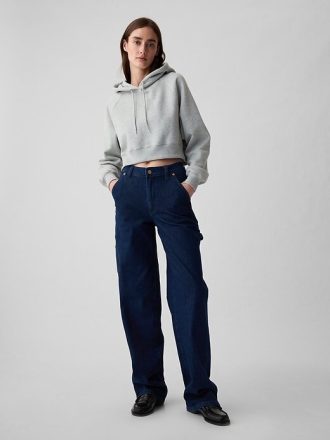 Lockere Carpenter-Jeans im Stil der 90er mit mittelhohem Bund