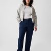 Lockere Carpenter-Jeans im Stil der 90er mit mittelhohem Bund Lockere Carpenter-Jeans im Stil der 90er mit mittelhohem Bund