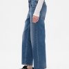Lockere Crop-Jeans mit mittelhohem Bund Lockere Crop-Jeans mit mittelhohem Bund