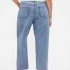 Lockere Crop-Jeans mit mittelhohem Bund Lockere Crop-Jeans mit mittelhohem Bund