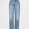 Lockere Crop-Jeans mit mittelhohem Bund Lockere Crop-Jeans mit mittelhohem Bund