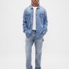 Lockere, gerade Carpenter-Jeans Lockere, gerade Carpenter-Jeans